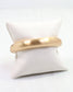 Harlow Hinged Bangle Bracelet Worn Gold