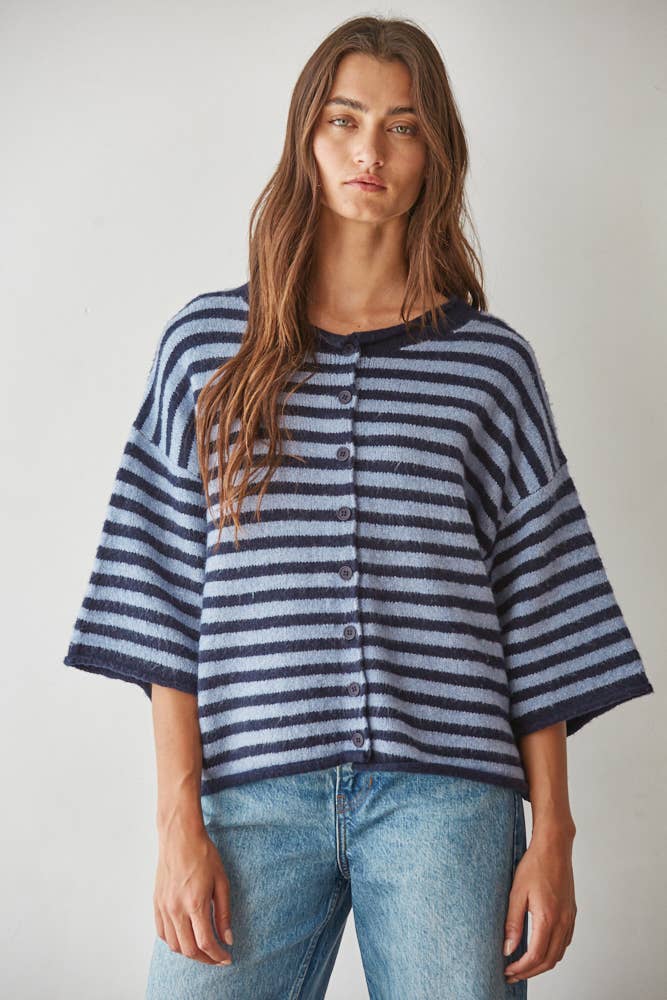 The Kit Knit Short Sleeve Cardigan | 3 Colors | By Together