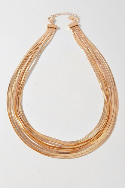 Multi Strand Chain Necklace