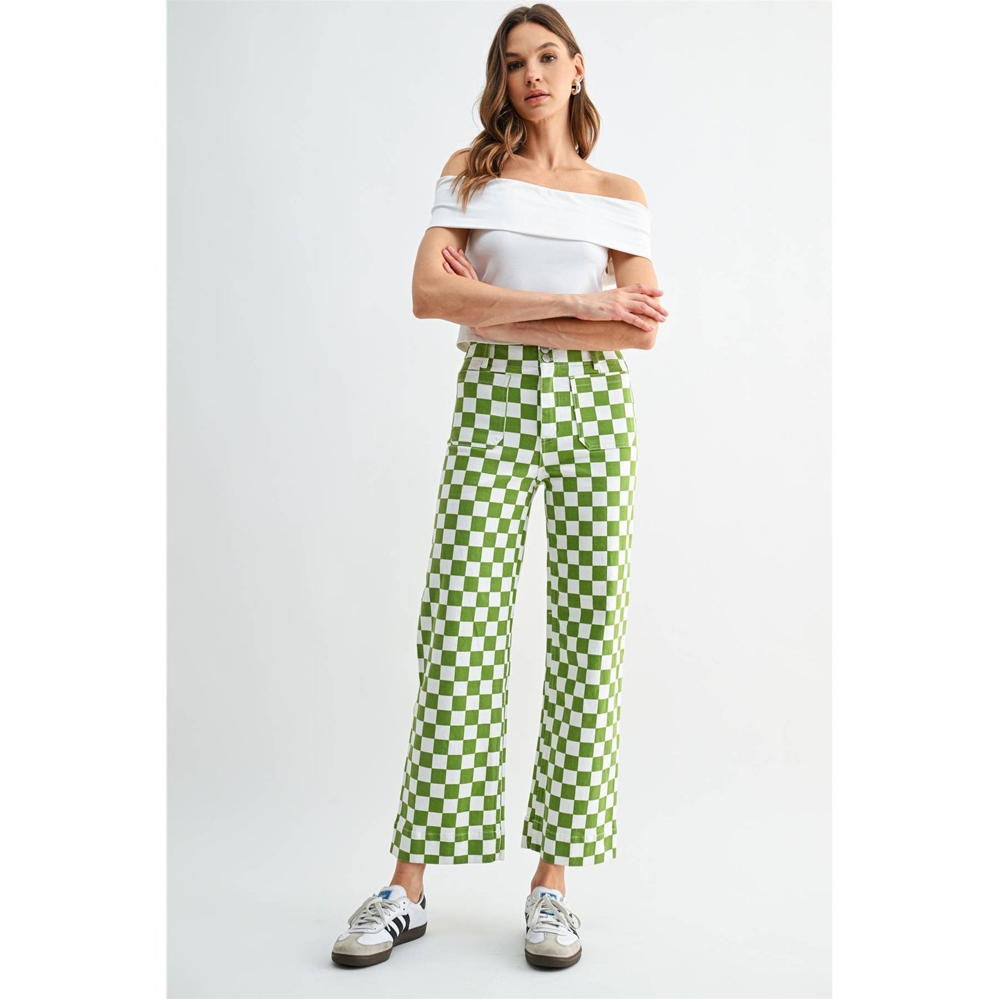 Chess Mate Ankle Jeans | Mica