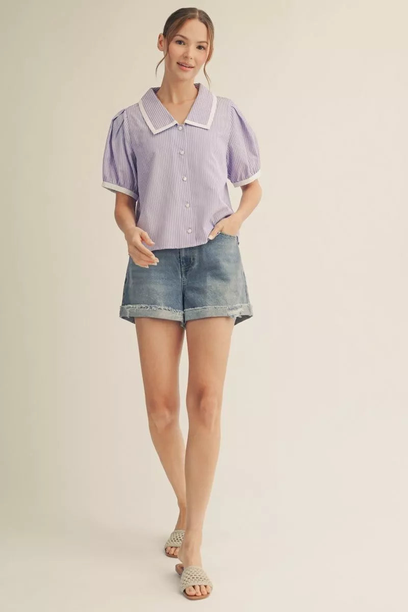 The Lucy Lavender Top | Jodifl