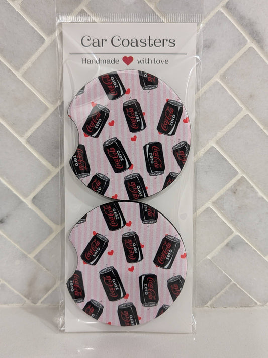 Zero C Soda Car Coasters