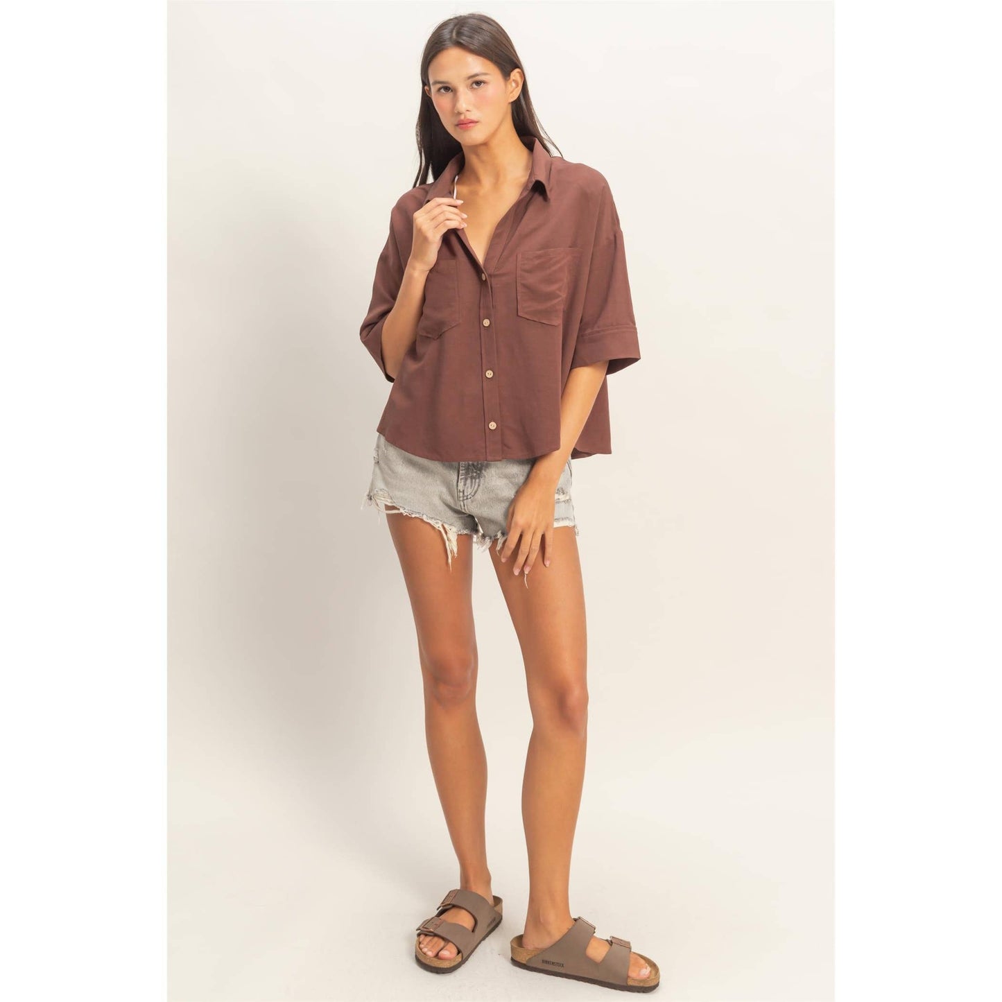 The Bennie Button Up (4Colors) | HYFVE