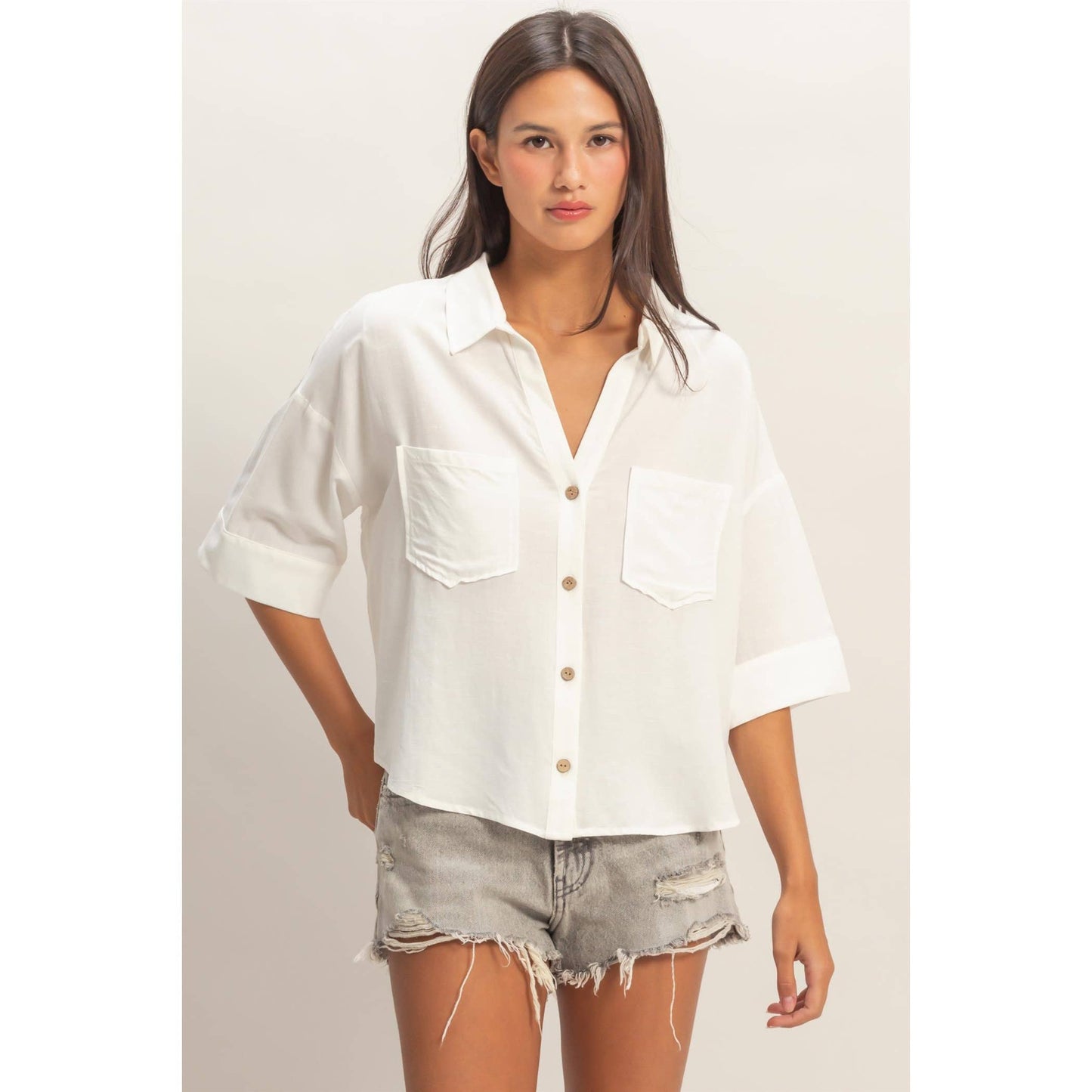 The Bennie Button Up (4Colors) | HYFVE