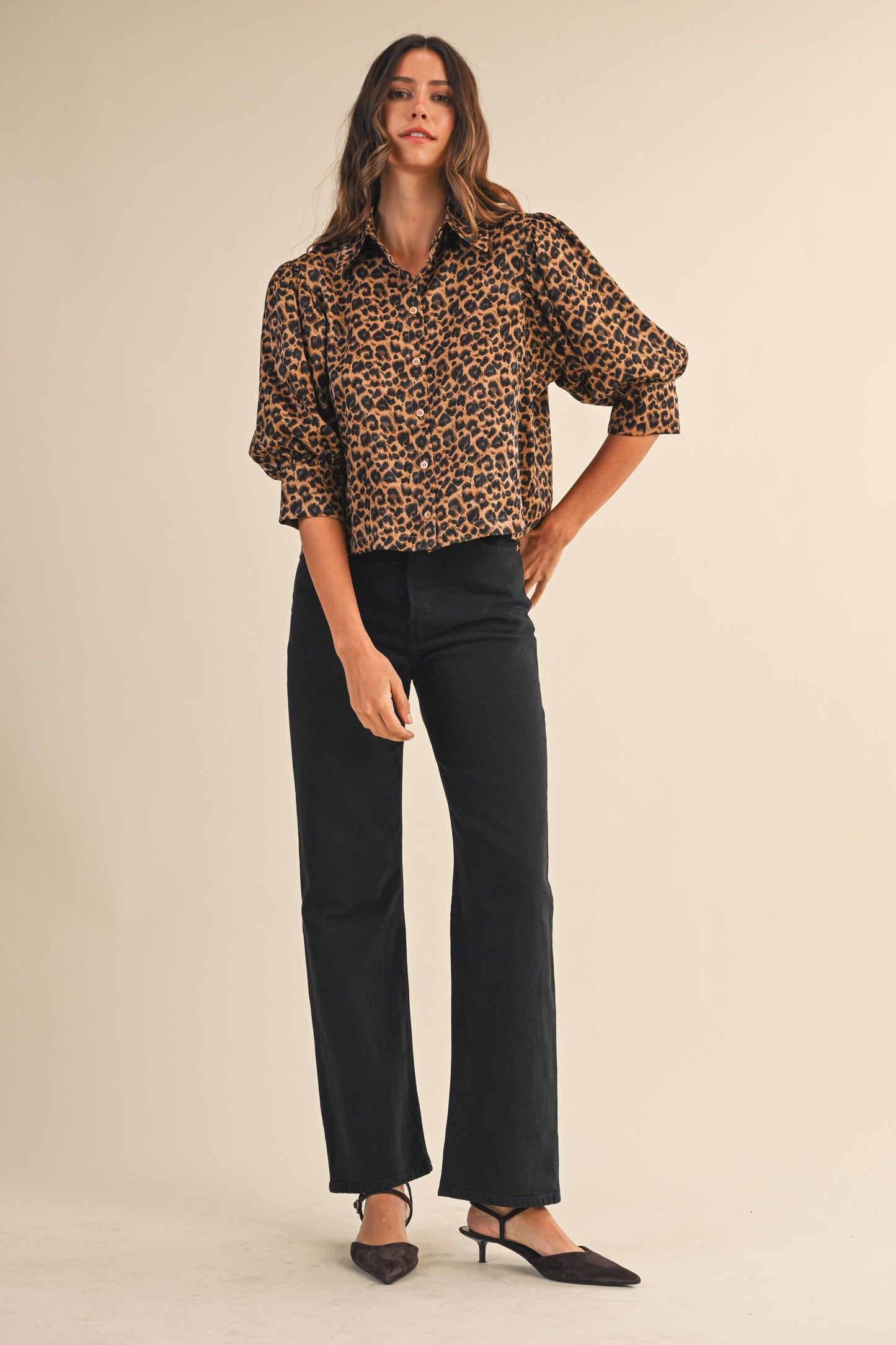 The Say Less Leo Top | Anniewear