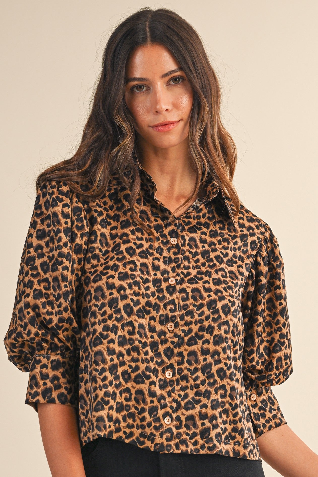 The Say Less Leo Top | Anniewear