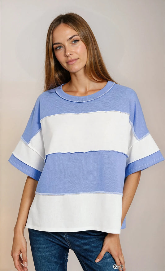 The Lauren French Terry Tee | Zenana