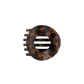 Tortoise | Medium | Flat Circle Hair Clip