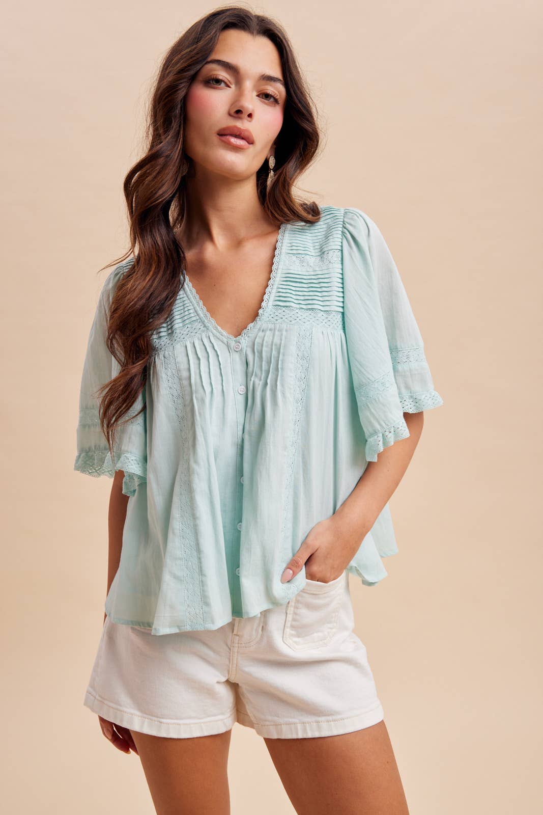 The Darling Pin-Tuck Top | In Loom