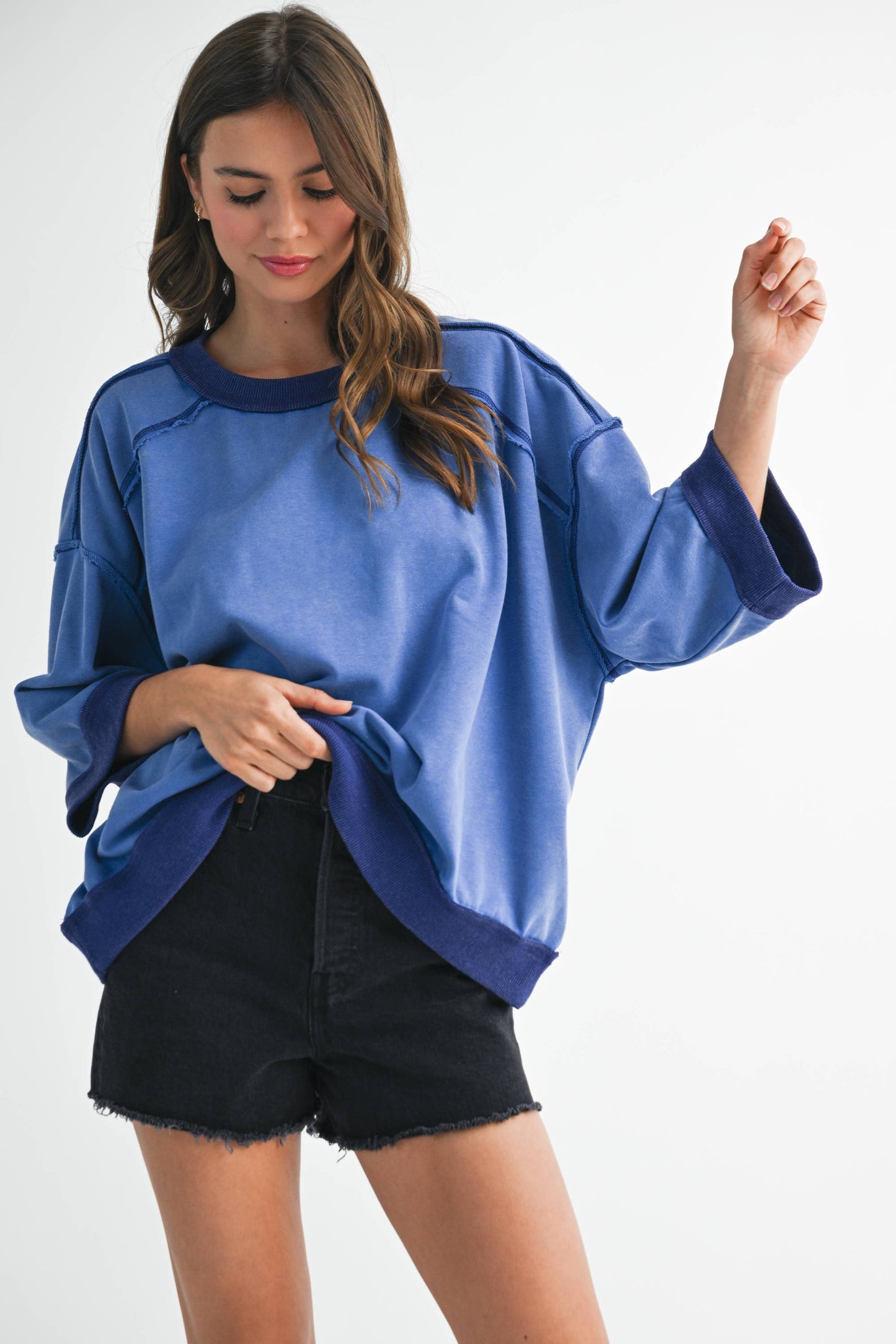 The Blush Riot Boxy Top | AEMI & Co.