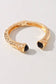Hammered Hinge Bangle Bracelet