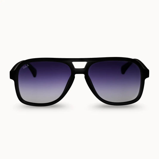 The Cruz Matte Blk Aviator Sunglasses | DAX Eyewear