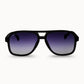 The Cruz Matte Blk Aviator Sunglasses | DAX Eyewear
