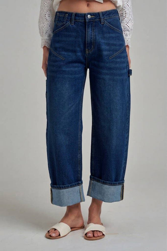 The Dark Cuff Jeans | Bon