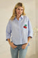 The Cherry Sequin Button Down | Star Drop