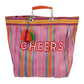 Recycled Plastic "Cheers" Tote Bag