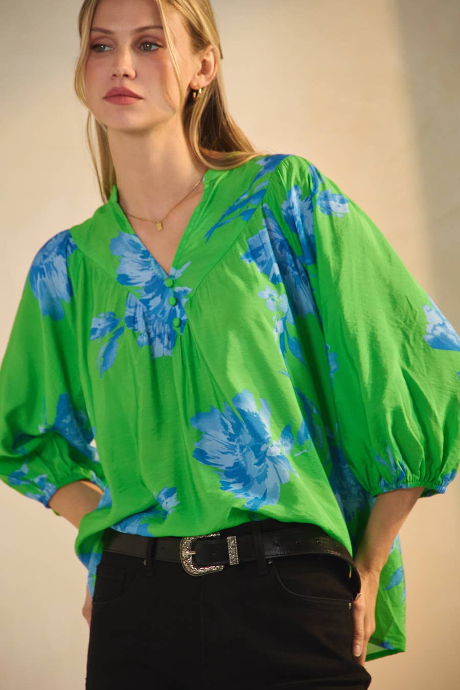 The Heidi Floral Blouse | Oddi