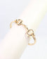 Edith Horsebit Spring Cuff Bracelet Gold