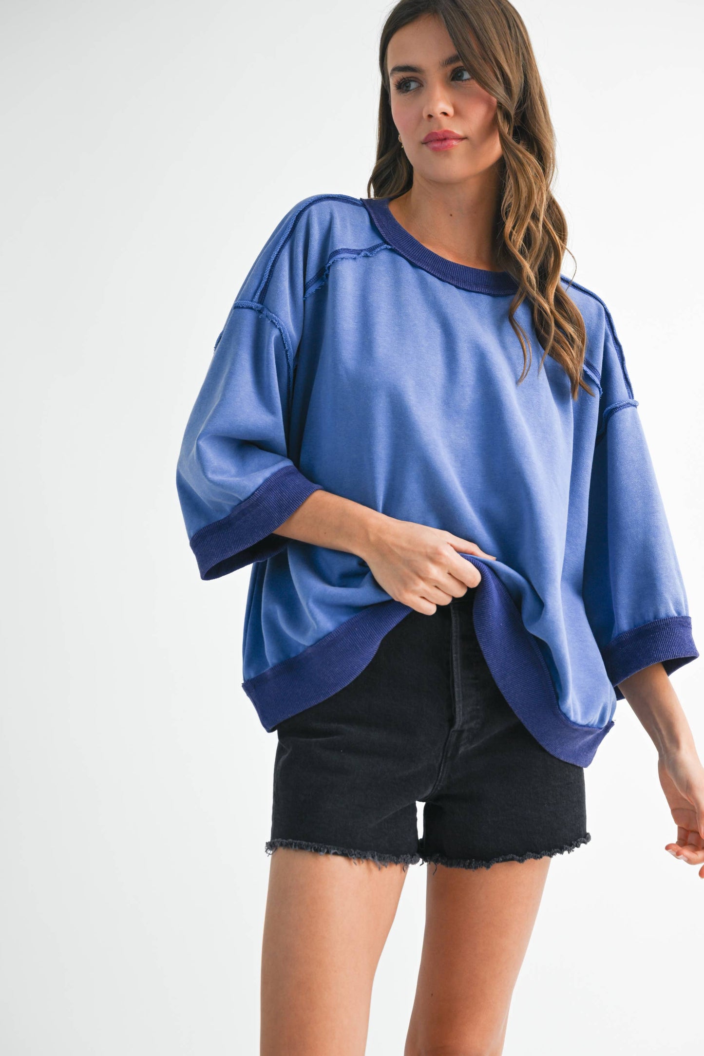 The Blush Riot Boxy Top | AEMI & Co.