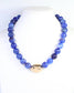 Brooklyn Bold Stone Necklace Blue