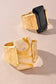 Marbled Resin Statement Cuff Bracelet