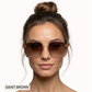 Saint - Women's Polarized Oversized Square Sunglasses