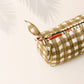 Small Painted Gingham Pouch | Sunshine Tienda