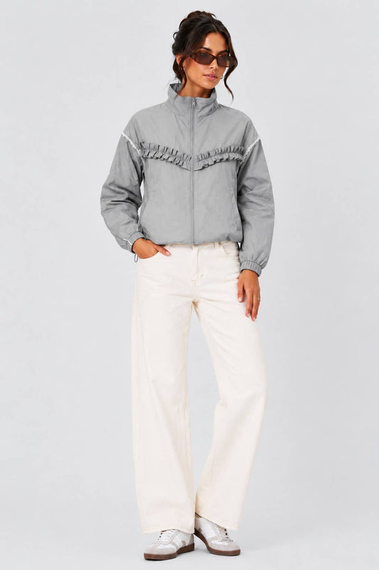The Ruff Windbreaker in Gray