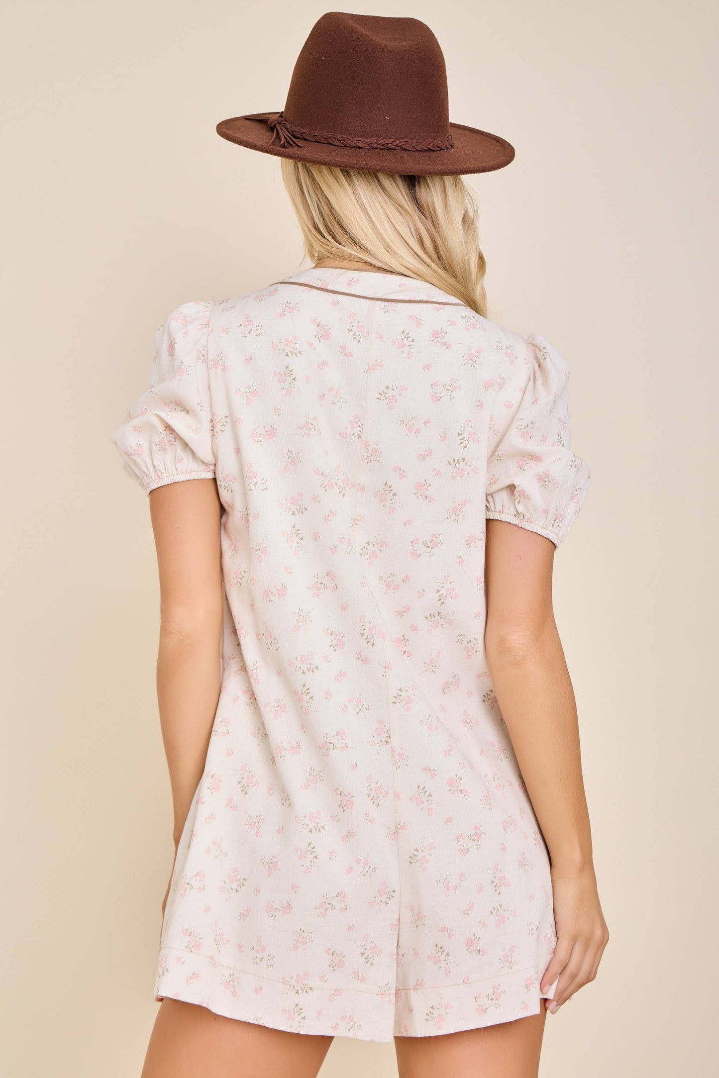 The Vivian Floral  Romper
