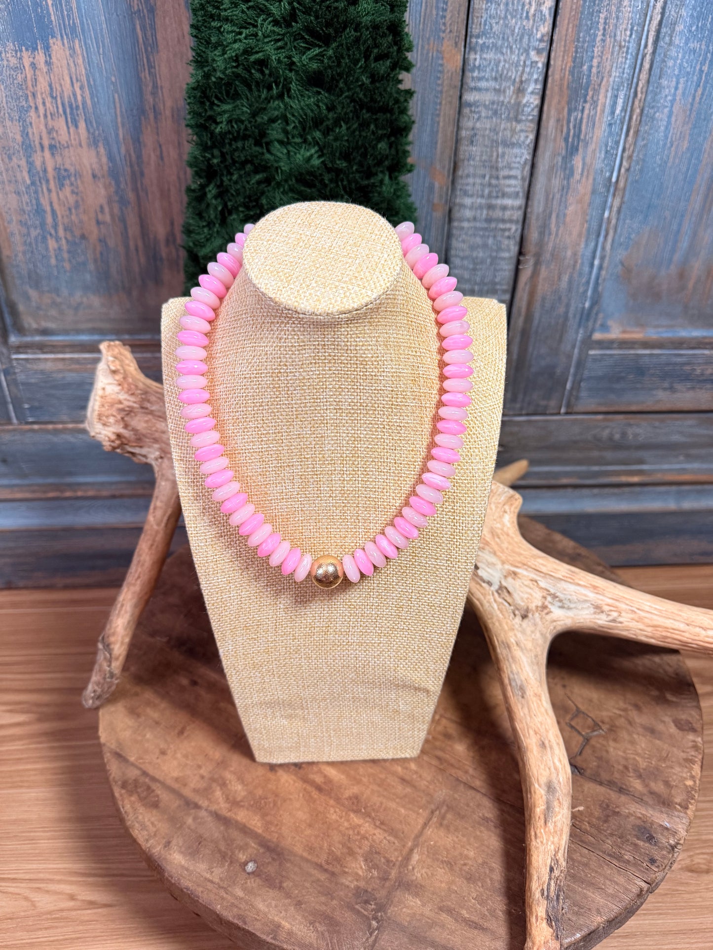 Pinky Statement Necklace