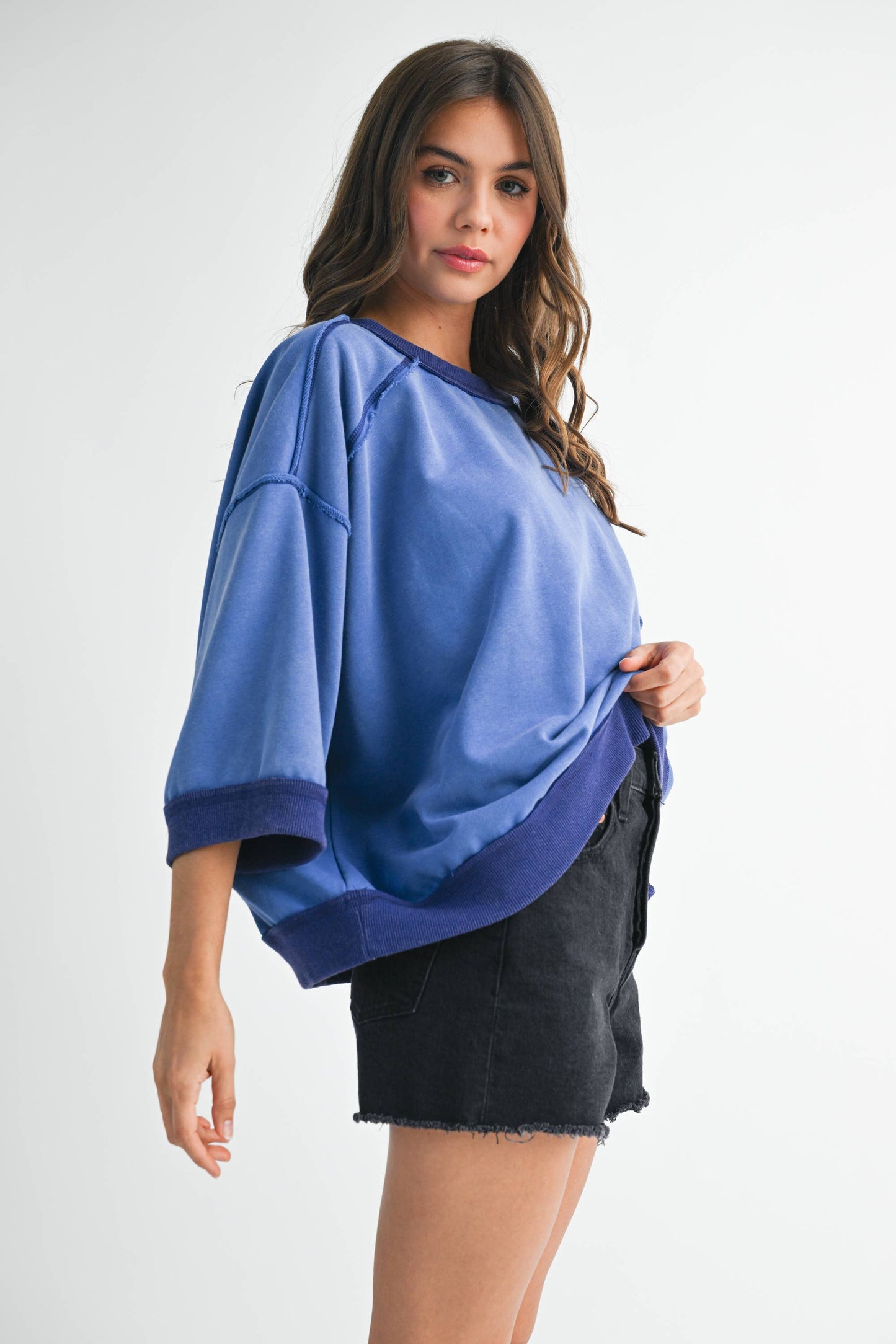 The Blush Riot Boxy Top | AEMI & Co.