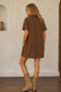 The Dot Denim Shirt Dress | Sewn & Seen