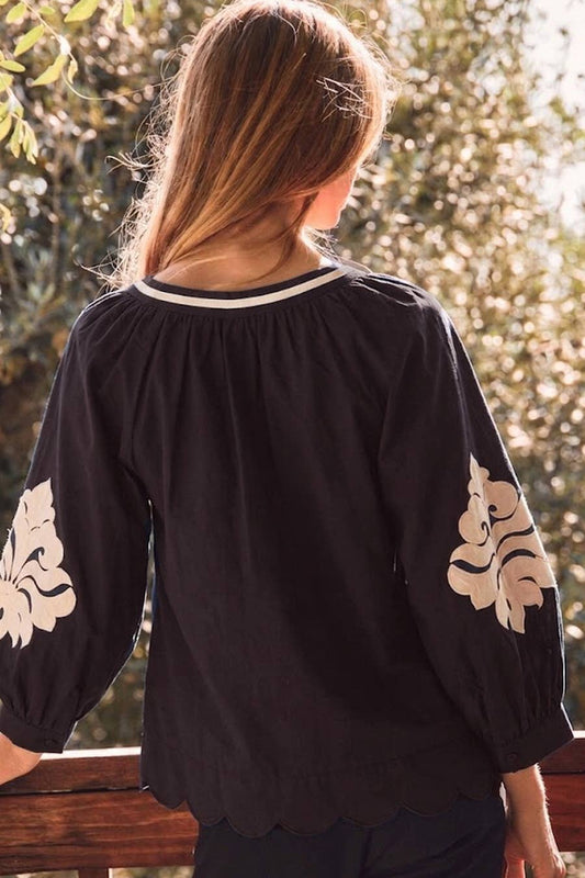 Poppy Cotton Top