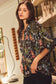 Bohemian Floral Peasant Blouse | Oddi
