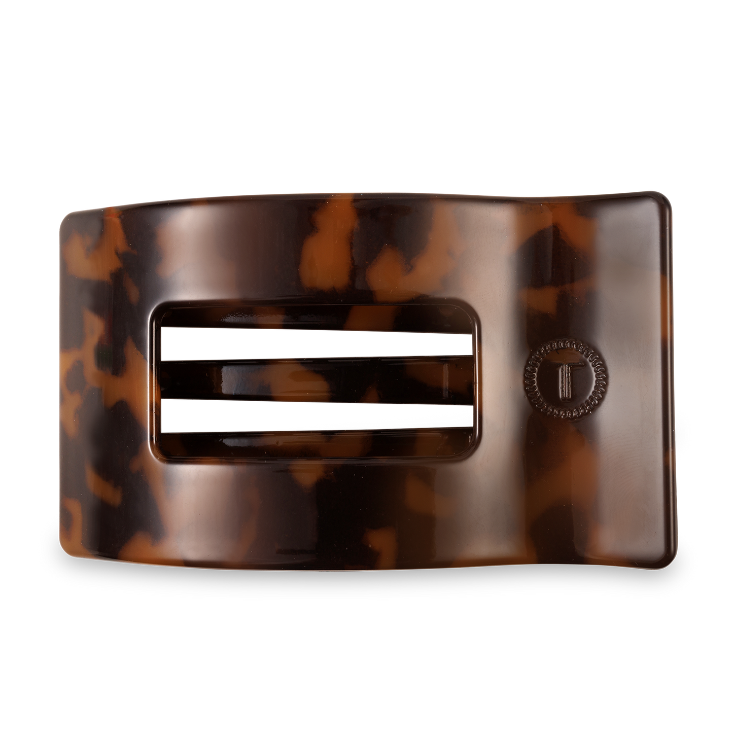 Tortoise | Large | Flat Rectangle Hair Clip