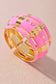 ENTIQUE DESIGN CHUNKY HINGED BRACELET