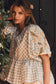 The Ginger Gingham Embroidered Top | Oddi