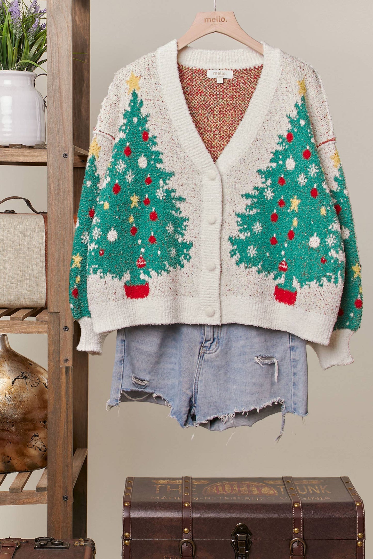 Merry Pine Knit Cardigan | Mello