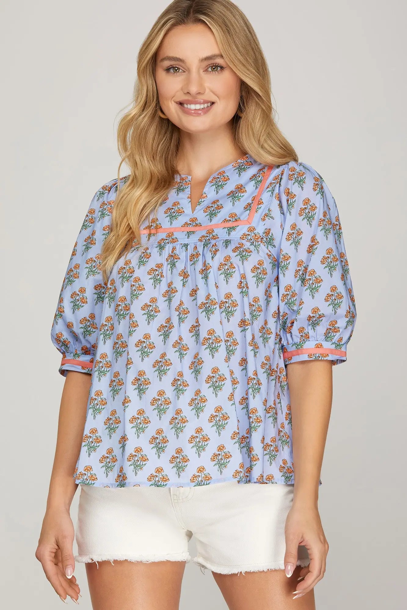 The Garden Gate Floral Top | She + Sky