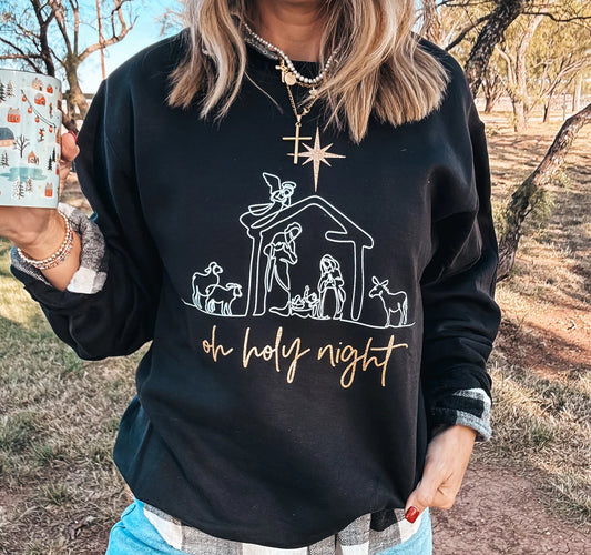 Oh Holy Night Crewneck
