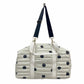 Cassie Weekender Duffel Bag | Black Polkadot