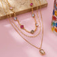 The Crystal Touch Layered Necklace
