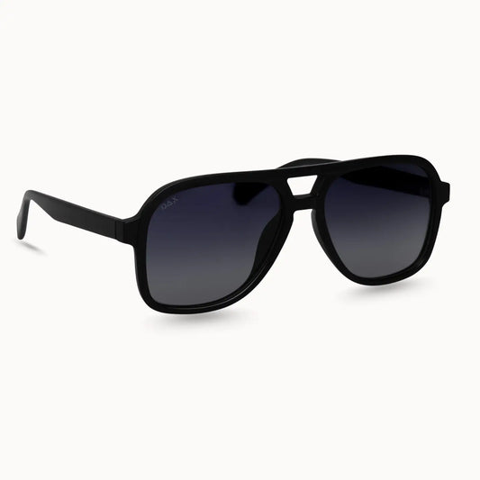 The Cruz Matte Blk Aviator Sunglasses | DAX Eyewear