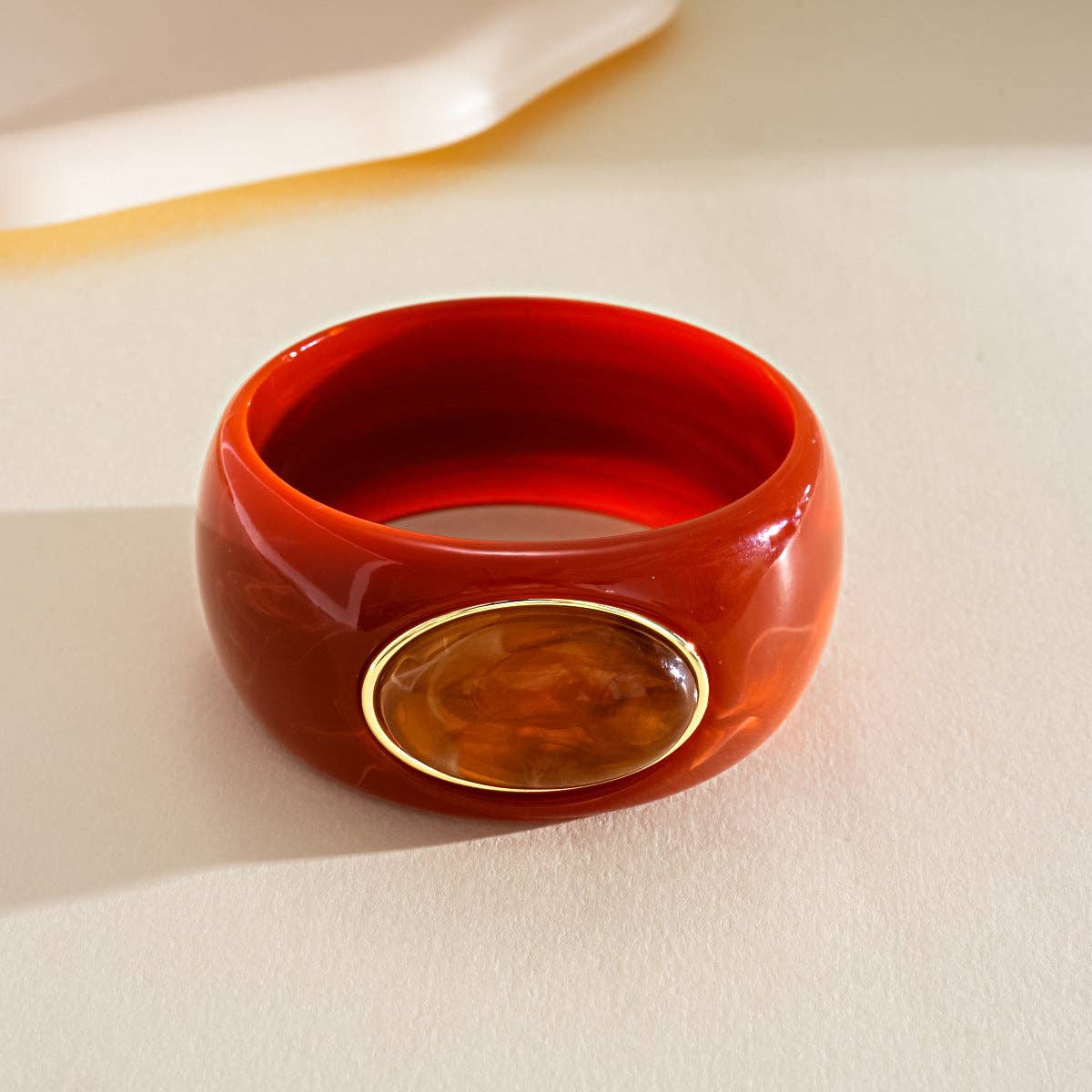 Vintage Oval Ombré Bangle