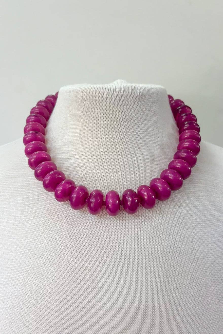 Hallie Necklace Orchid