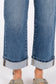 High Rise Stretch Cuffed Jean | Petra 153