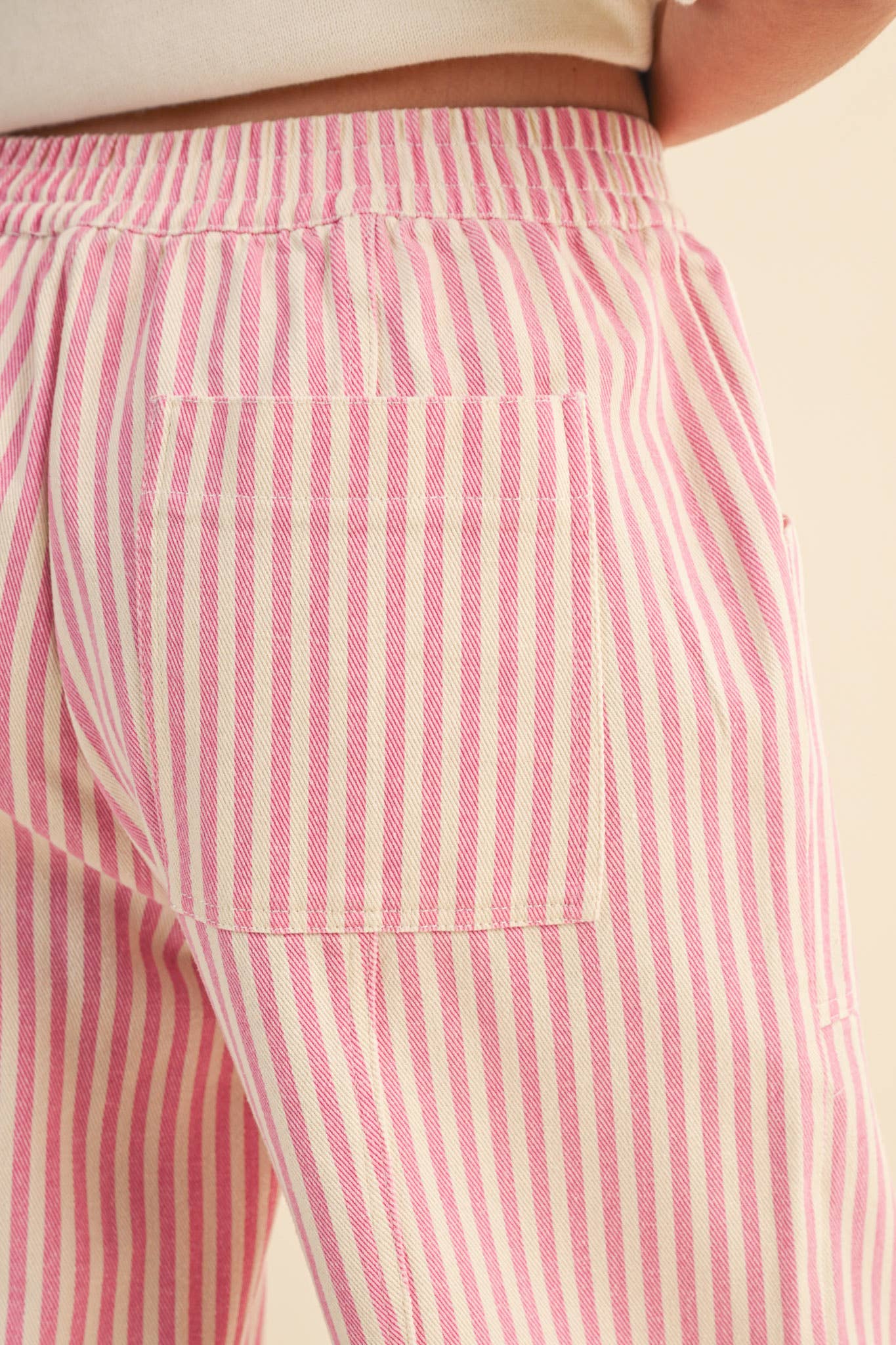 Kimber Pink Stripe Pant | &Merci