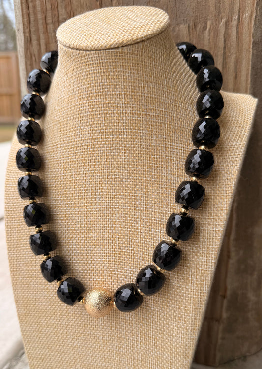 Black Ice Statement Necklace