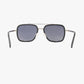 LEX MIDNIGHT Polarized Navigator Metal Sunglasses