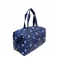 Cassie Weekender Duffel Bag | Sapphire Polkadot